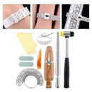12Pcs Jewelry Tool Jewelers Measuring Stick Mandrel Ring Sizer Gauge Kit