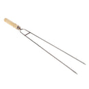 6 Pcs Barbecue Tools Stainless Steel Grill U Shape Fork Outdoor Cooking Meat Set