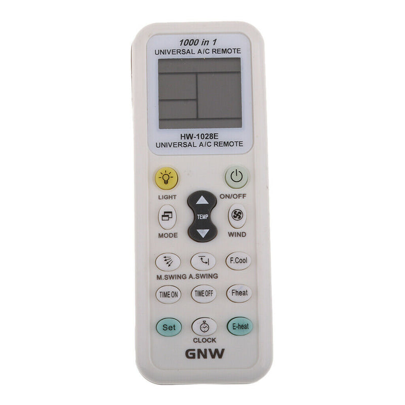 Universal Replacement HW-1028E LCD A/C Remote Control Controller