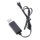3.7V USB Battery Charger with SM Plug Cable for Jiaqi Remote Control Car - Black