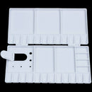 Art Paint Tray Artist Oil Watercolor Plastic Palette White 33 Grids Large S