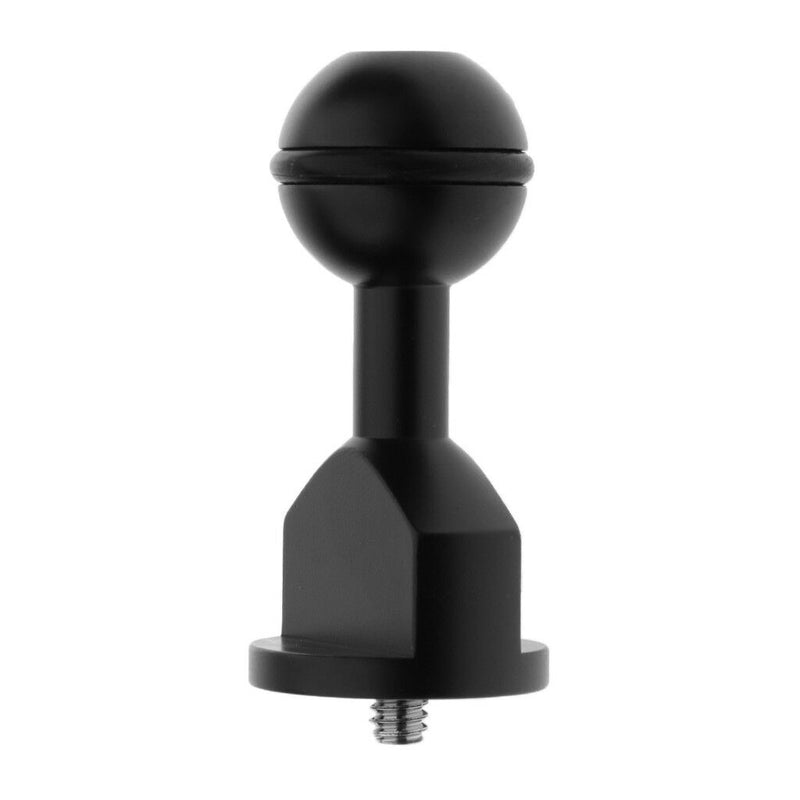 1" Underwater Ball Clamp Adapter for Light Flash Photo Video 1/4" Device