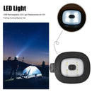 USB Rechargeable LED Light Replacement for DIY Fishing Beanie Hat (4 LED) A