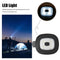 USB Rechargeable LED Light Replacement for DIY Fishing Beanie Hat (4 LED) A