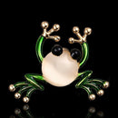 Summer Shape Brooch Green Artificial Opal Corsage Girl Kid Suit Dress Jacke B6V2