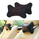 2PCS Car Seat Headrest Pad Memory Travel Pillow Head Neck Rest Support Cushion