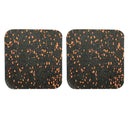 4x Treadmill Mat Black Red