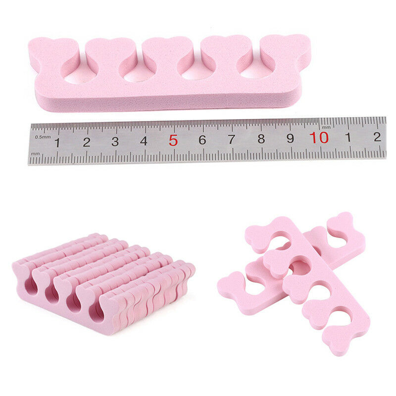 20 X Nail Art Salon Sponge Foam Finger Toe Separator Pedicure Manicure Tool