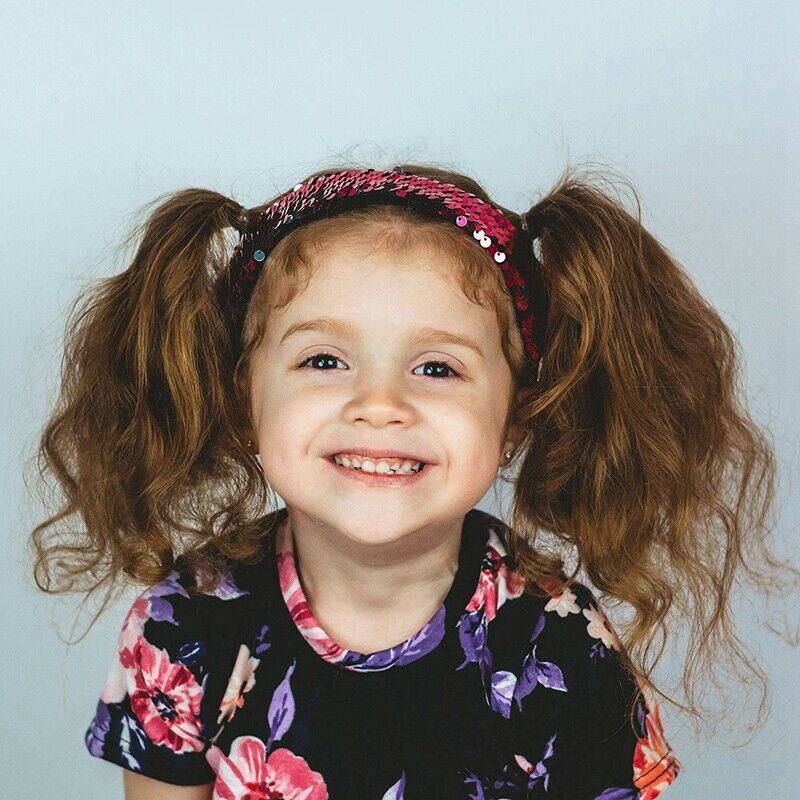 6 Pcs Reversible Sequins Headbands For Girls And Women - Non Slip Mermaid S B6O8