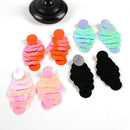 Plastic Sheet Circle Sequins Long Tassel Pendant Earrings Fish Scale Sequin