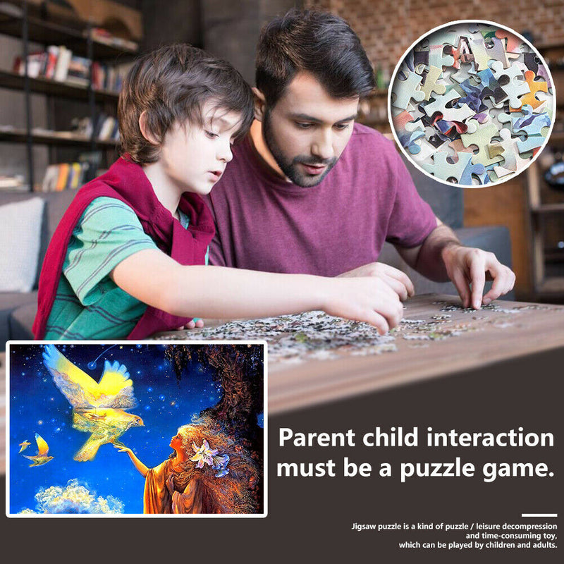 1000pcs DIY Girl and Pigeon Jigsaw Puzzle Children Adults Picture Toys Gift