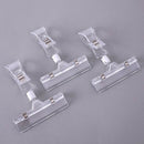 5pcs Plastic Sign Holder Advertising Display Clip Price Tag Stand RacksB Hn