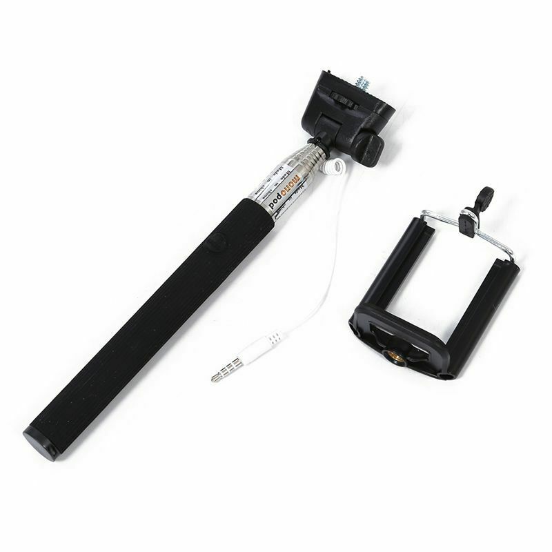Extendable Self Portrait Selfie Handheld Stick Monopod With Remote Button w Y2U5
