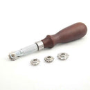 DIY Leather Craft Over Stitch Line Marking Wheel Gear Roulette Spacing Tool