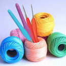 Portable Travel Crochet Hooks Sweater Sewing Needles Storage Tool Kit Bag