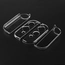 2pcs Transparent Protective Cover Case Shell for Nintendo Switch Console