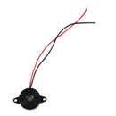 5 Pcs DC 3-24V 85dB Sound Electronic Buzzer Alarm Black 23 x 12mm