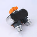 Garden Water Connectors Hose Splitter Rubberized ABS+TPR Tap Hose Distr JJL
