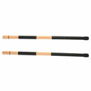 1 Pair 40cm Wooden Hot Rods Rute Jazz Drum Sticks Portable Lightweight