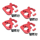 4Pcs RC Metal Motor Base for WLTOYS 144001 Car Buggy Trucks Replacements