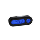 Car Auto Digital LCD Electronic Time Clock Thermometer Watch W/ Backlight 12V