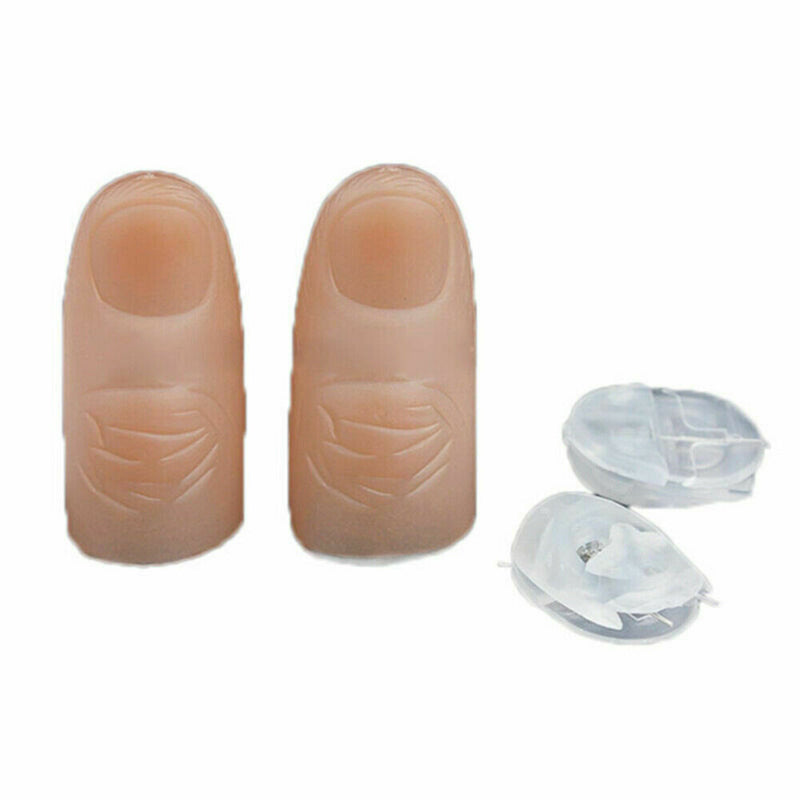 2x LED Light up Finger Thumbs Light Fashion Magic Prop Party Bar Show Lamp