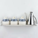 Bathroom Stainless Steel Wall Storage Shelf Shower Corner Organizer Rack SpoE2D5
