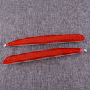 2pcs Left & Right Rear Bumper Reflector Lamp Light Red Reflector Fit for Mazda 6