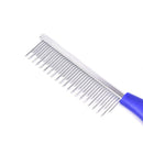 Pet Dog Cat Metal Double Row Teeth Brush Grooming Hair Comb Rake Tool Useful