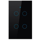 Us Wifi Smart Switch 4 Gang Smart Wall Press Light Switch Works With Alexa  J1T2