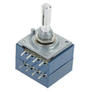 1Pcs potentiometer 50K log alps audio amp volume control pot stereo w loudnessOZ