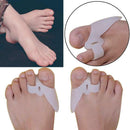 2Pcs Silicone Pain Gel Bunion Toe Orthotics Straightener Separator Corrector Int