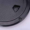 Black ABS Plastic 4" Marine Boat RV Deck Plate Replacement Parts