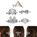 5Pcs Celtic Knot Hair Clip Viking Hair Stick Hairpins Nordic Hair Barrettes