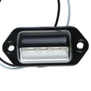 2x 12v Car Trailer Rv 3 LEDs License Plate Tag Light Black Side Marker Lig J.3C