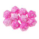 Set Of 10 Double Colors D20 For Role Playing RPG D\u0026D