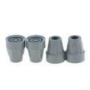 4 Pieces Rubber Crutch Tip Walking Stick End Non-slip Feet Cane Bottom Cover Pad