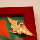 Men's Elegant Fashion Golden Fierce Eagle Brooch Pin Lapel Party Collar Pin
