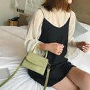 Crocodile Lady Handbags Fashion Simple Shoulder Bag Retro Diagonal Small Sq