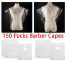 150 Pieces Salon Hair Cutting Cape Gowns Hair Dyeing Barber Apron 64x84cm