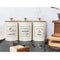 3pcs Retro Tea Coffee Sugar Canister Container Jar Pots Tins Iron w/ Lids