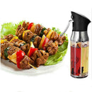2-in-1 Oil Spray Bottle Stainless Steel Dispenser For Home Salads Cooki BBQ Z8R1