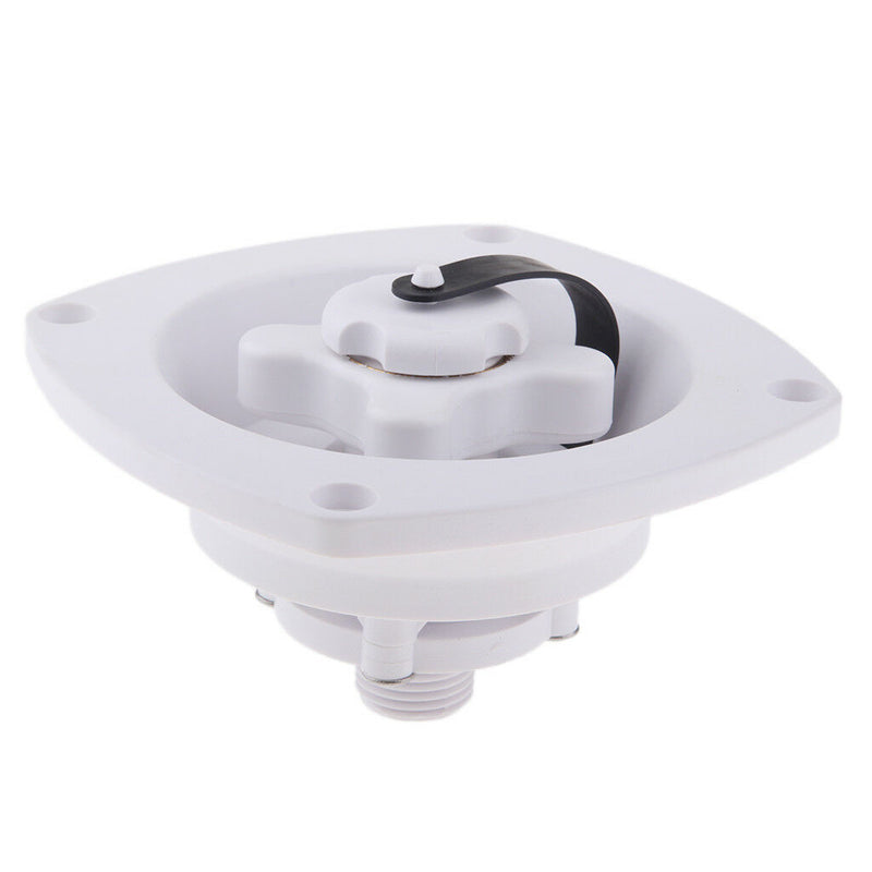 White RV Gravity Fresh Water Fill Hatch Inlet UV Plastic Camper Trailer 20mm