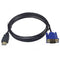 1080P HDMI to 15 Pin VGA HDMI Male Adapter Converter Cable PC HDTV DVD 6FT. G6M4