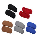 Black Chair Armrest Covers Elastic Protector Chair Arm Cover 35x9cm 1 Pair