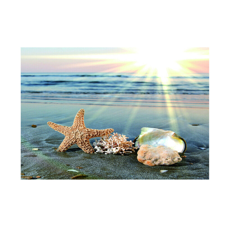 Seaside Aquarium Background Single Sides Stickers Static Cling Decor 61x30cm