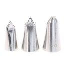 3pcs #95#951#113 Leaves Nozzle Icing Piping Nozzles For Decorating Cakes Cup Hn
