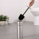 Durable Hiding Freestanding Long Toilet Brush Set with Holder Canddy Tall Handle
