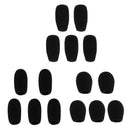 Pack of 10 Microphone Mic Sponge Cover Wind Muffs Dustproof Anti-noise - Black