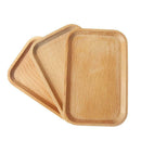 Dinner Plate Food Food Solid Rectangular Wood Corners Safe Western Snack Beech